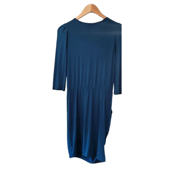 Amour Vert , Size Small, Deep Blue Long Sleeve Dress. Sheath Dress. NWT - Picture 4 of 7